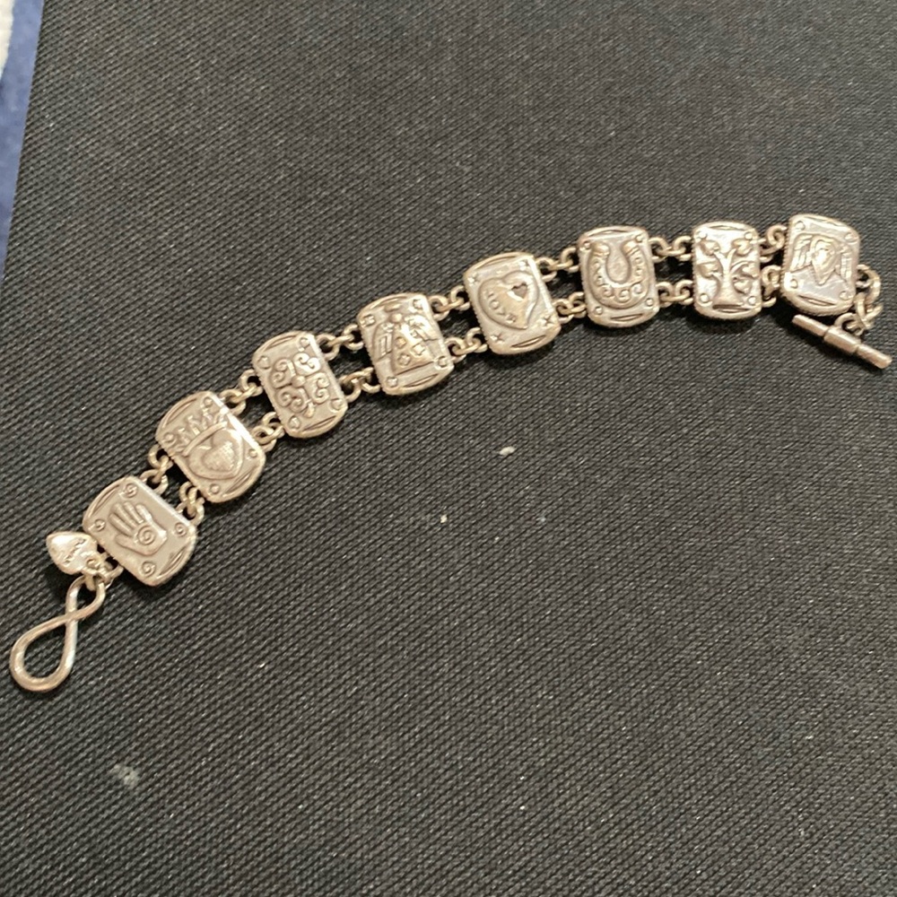 Worn , vintage Brighton toggle bracelet